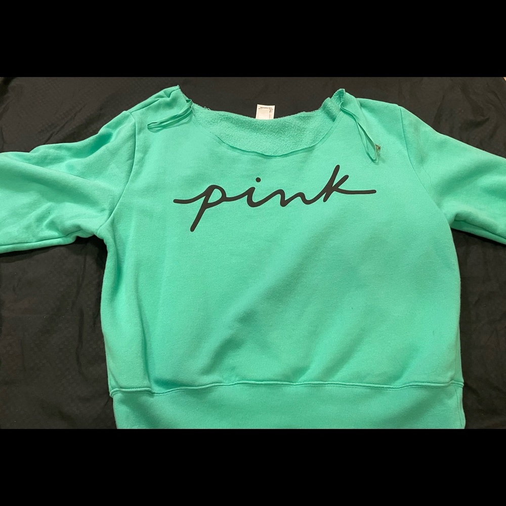 Victoria’s Secret Pink Off Shoulder Sweater